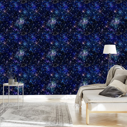 Wallpaper Cosmic Star Constellations