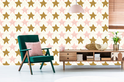 Wallpaper For Children - Cute Smiling Stars