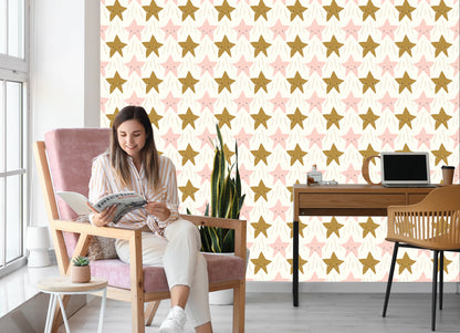 Wallpaper For Children - Cute Smiling Stars