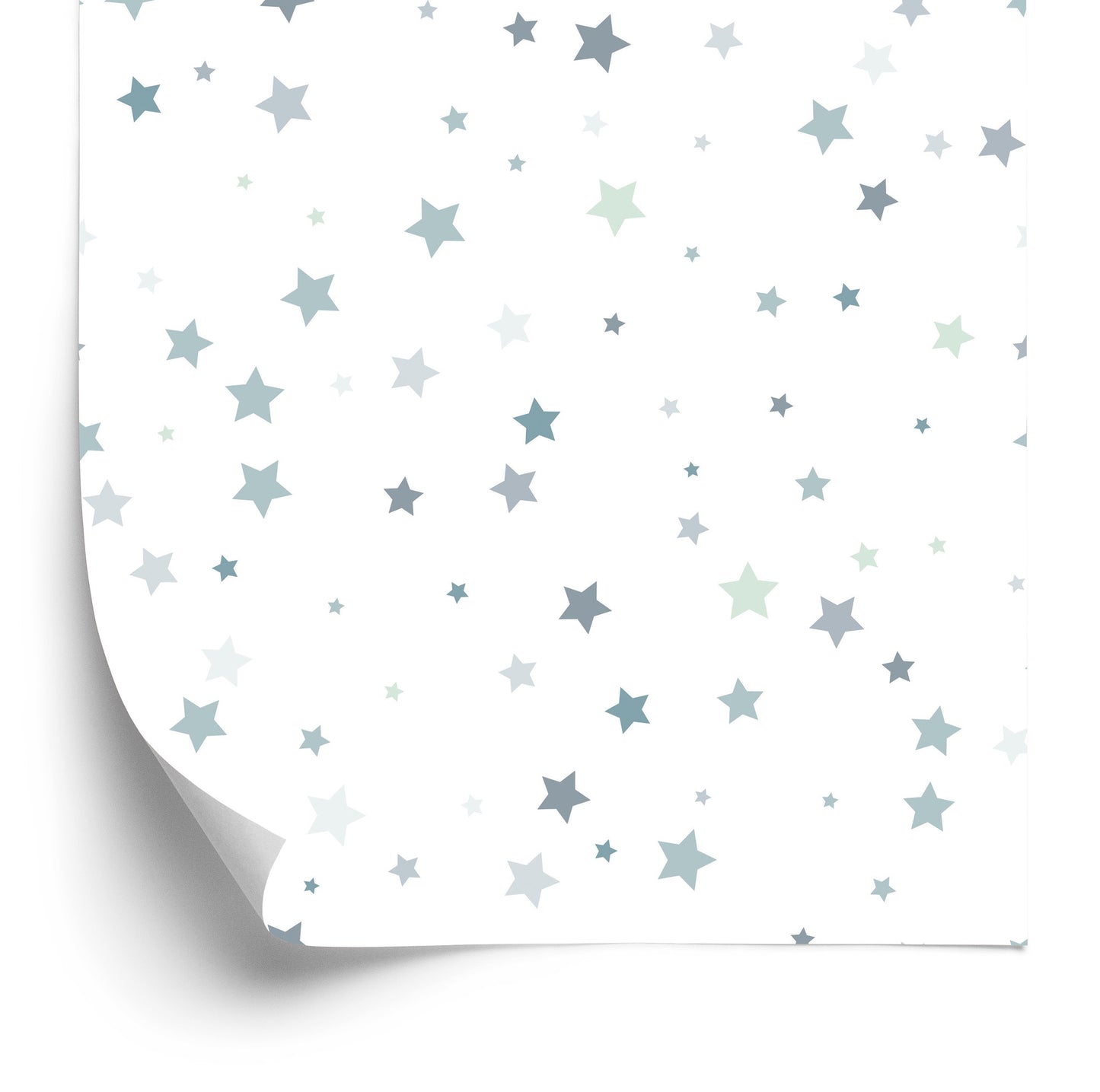 Wallpaper Gray Tiny Stars For A Children's Room