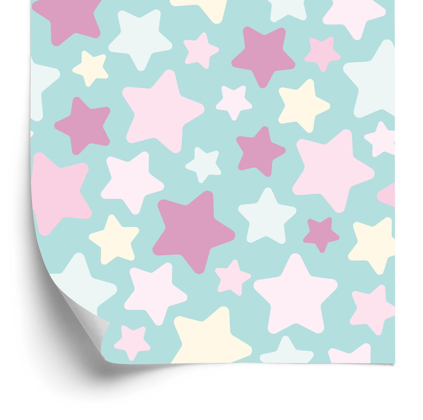 Wallpaper For Children - Beautiful Colorful Stars