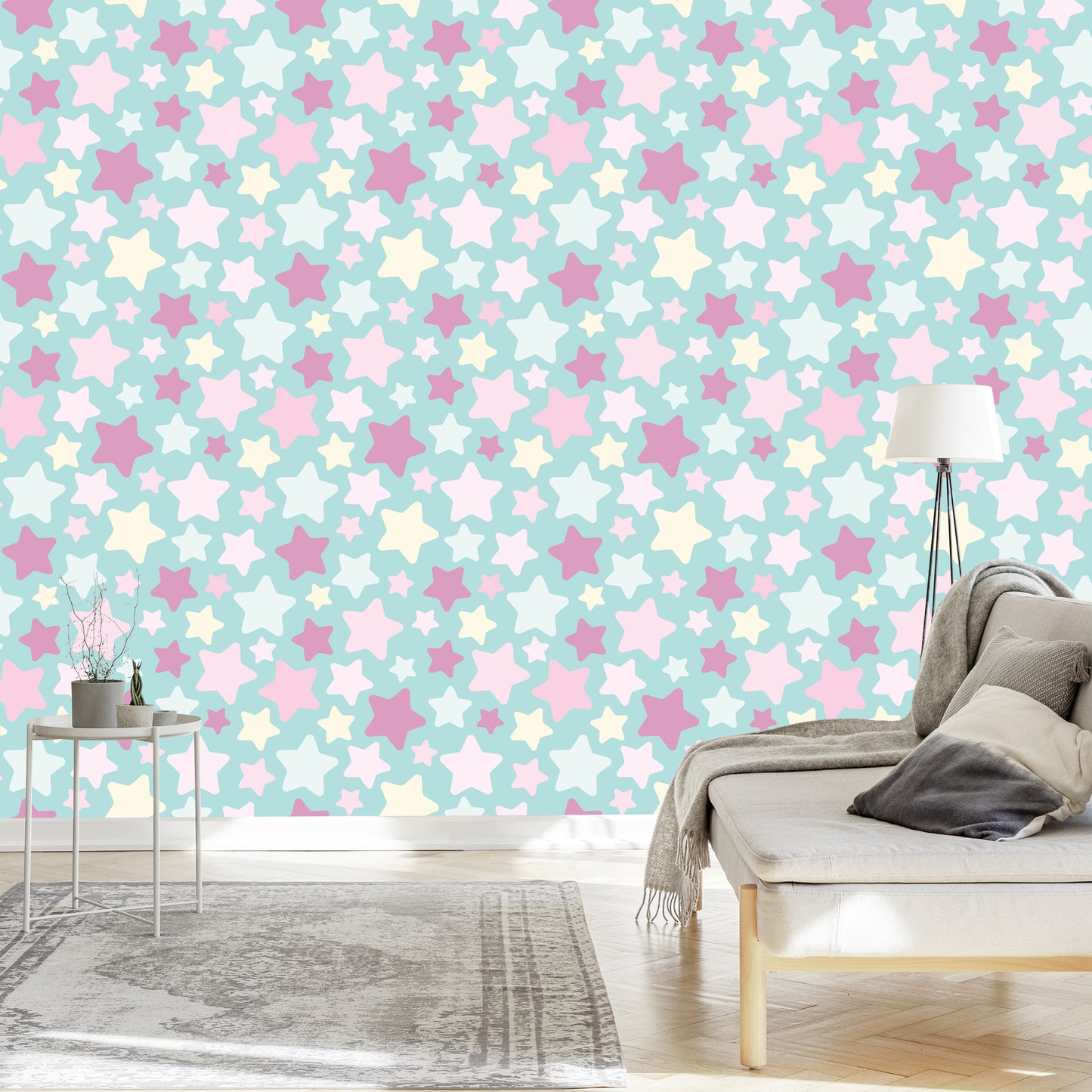 Wallpaper For Children - Beautiful Colorful Stars