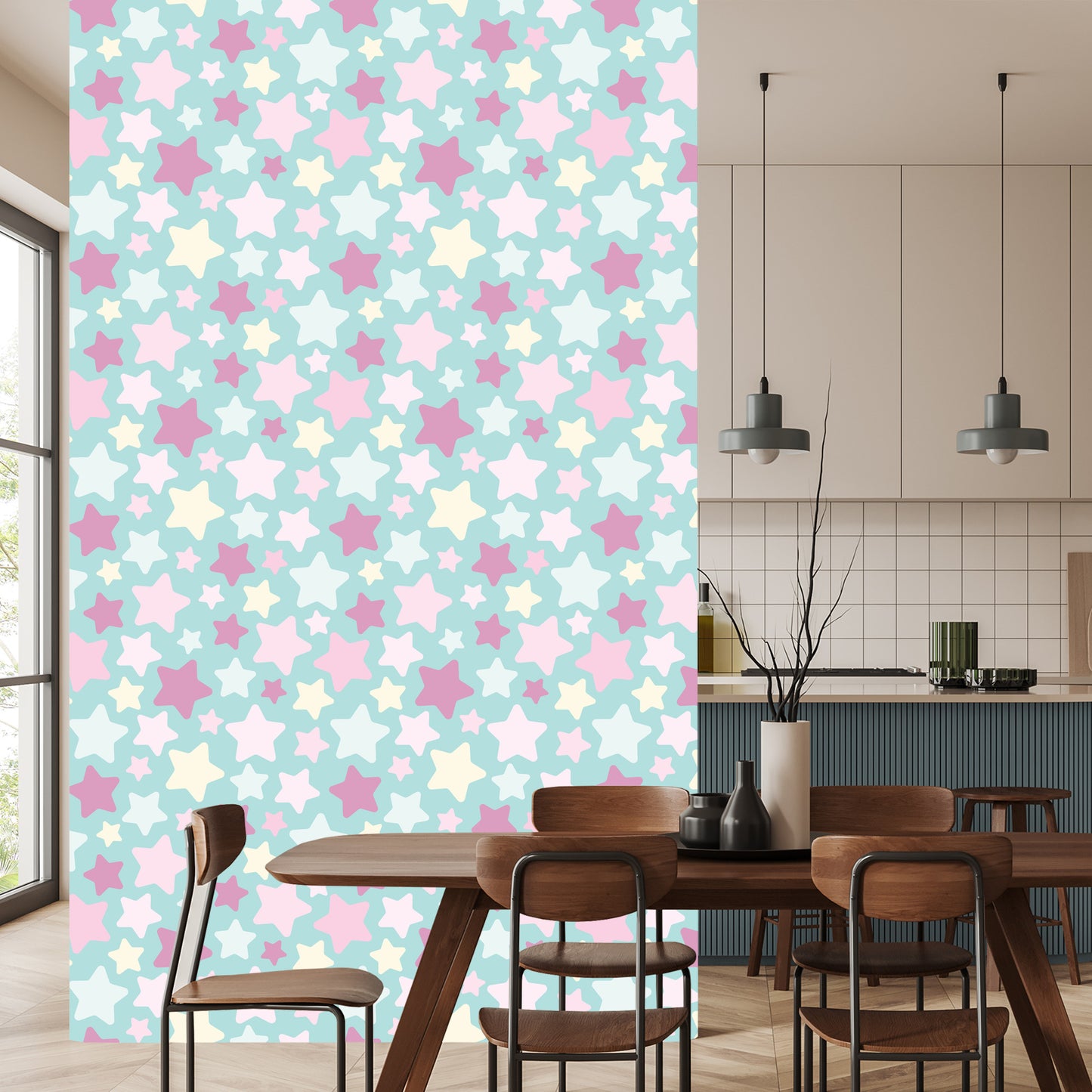Wallpaper For Children - Beautiful Colorful Stars