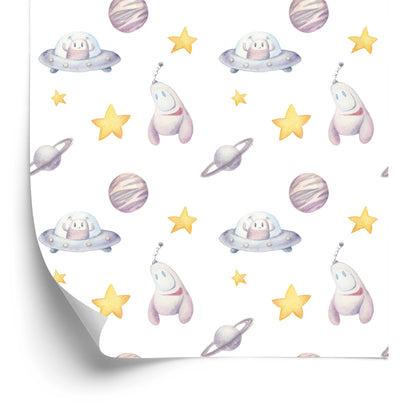Wallpaper For Children - Stars Of The Rocket Planet