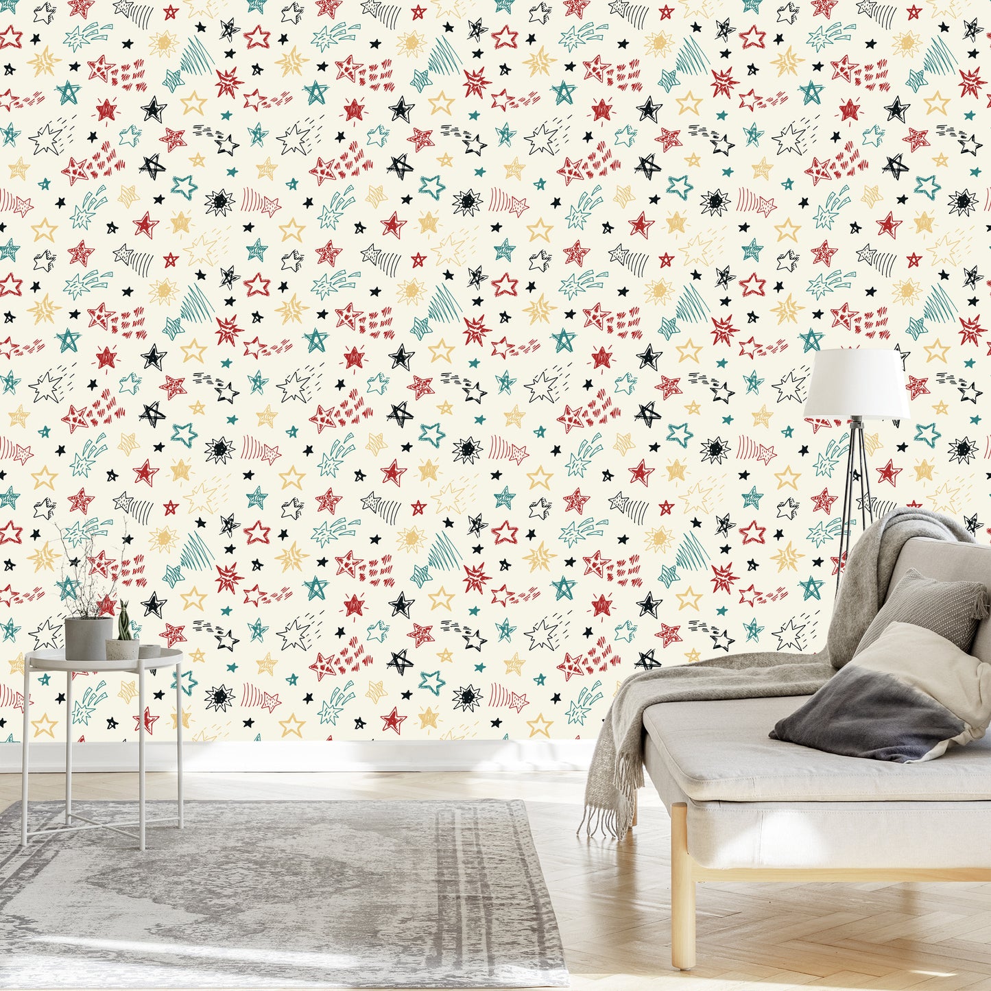 Wallpaper For Children - Colorful Stars