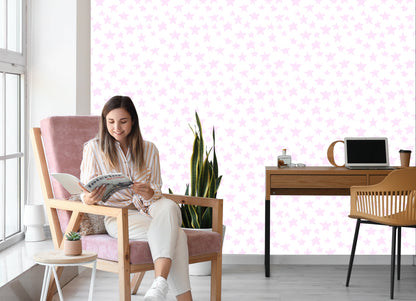 Wallpaper Pink Stars