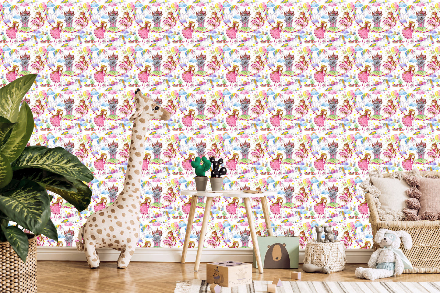 Wallpaper For Kids Unicorns Fairy Tale Princess