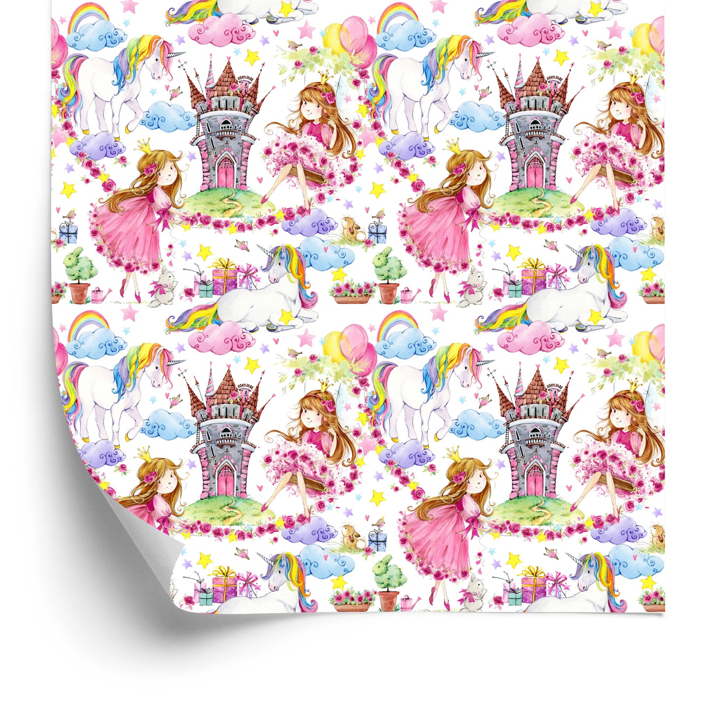 Wallpaper For Kids Unicorns Fairy Tale Princess
