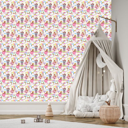 Wallpaper For Kids Unicorns Fairy Tale Princess