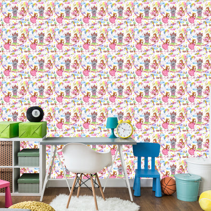 Wallpaper For Kids Unicorns Fairy Tale Princess