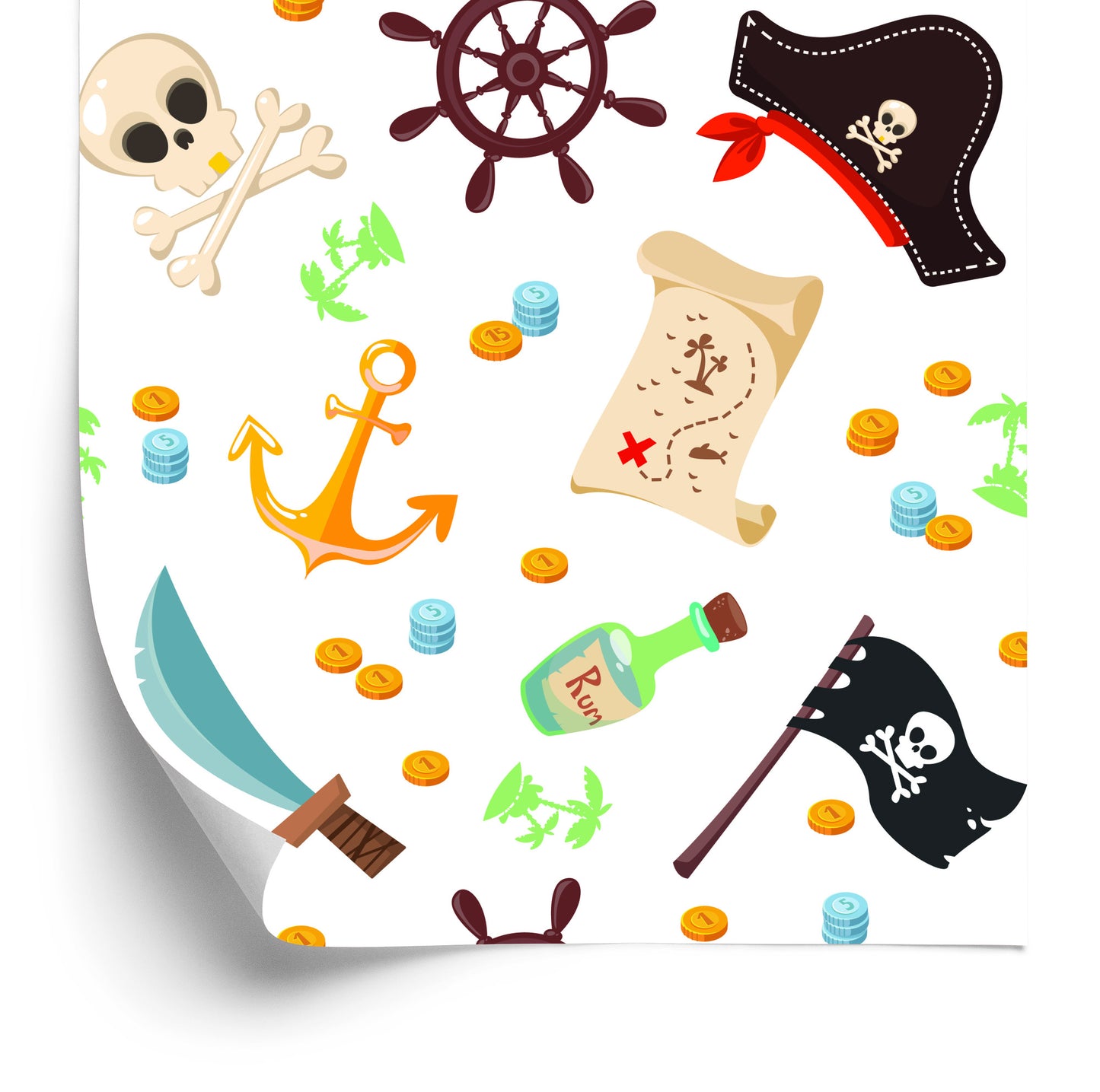 Wallpaper Treasure Map