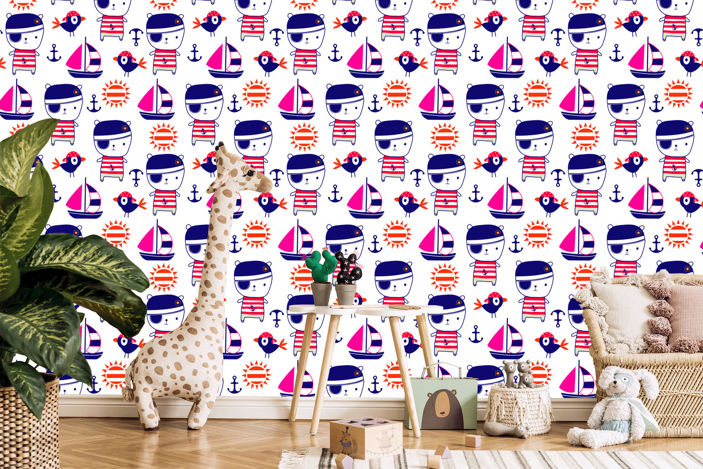 Wallpaper Bears And Birds