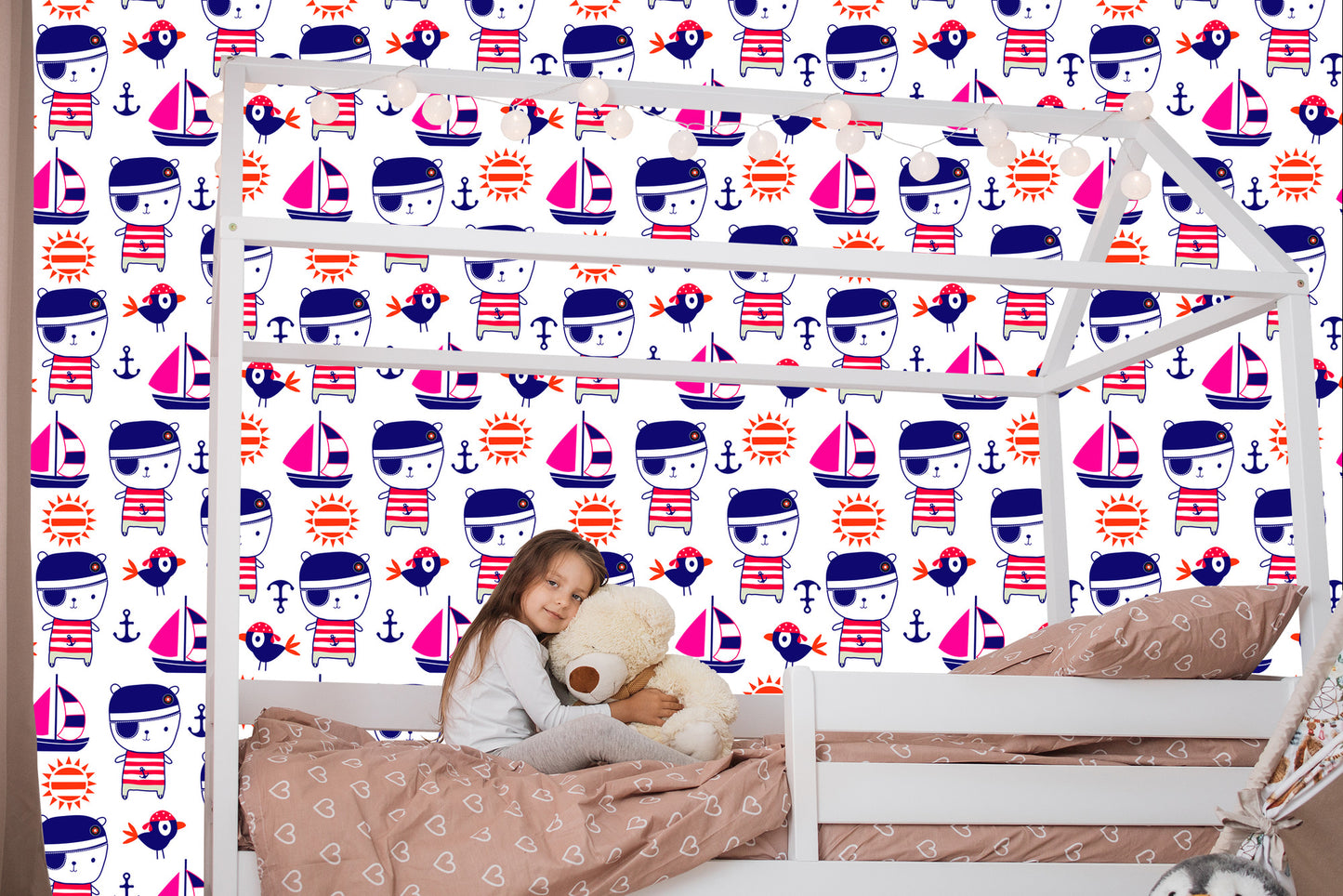 Wallpaper Bears And Birds