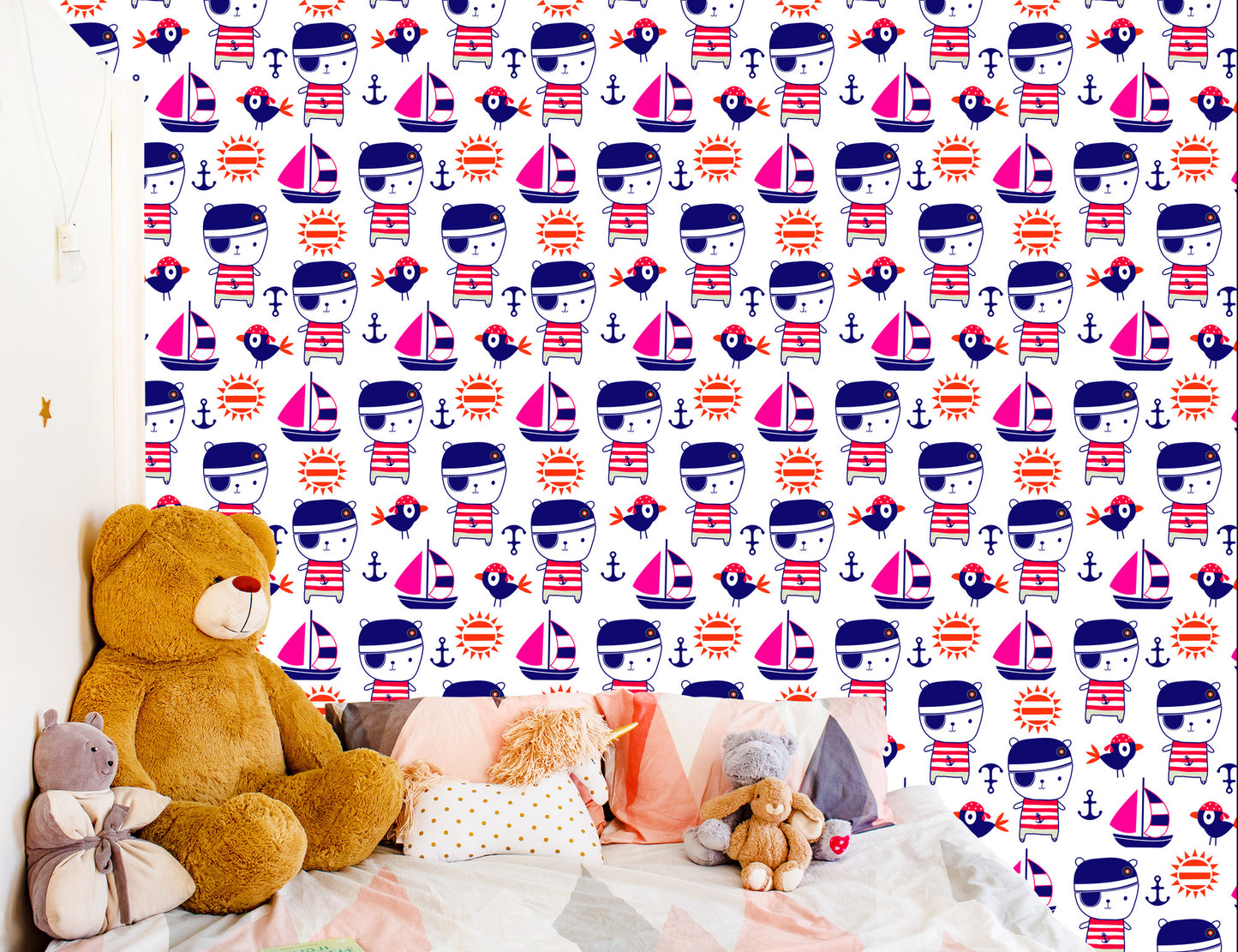 Wallpaper Bears And Birds