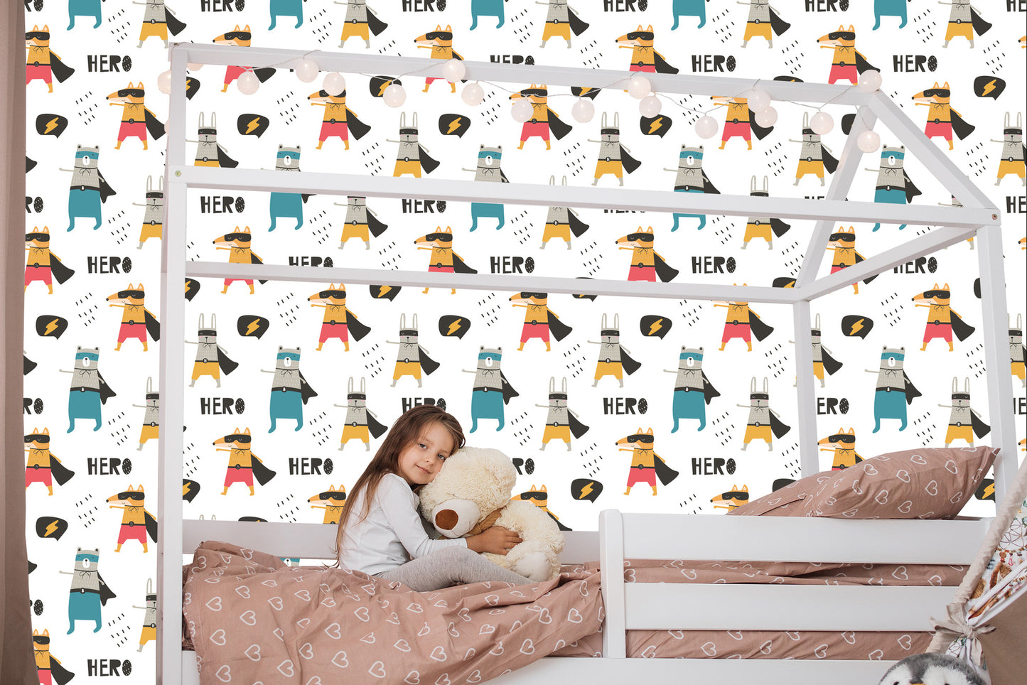 Wallpaper Animal Superheroes