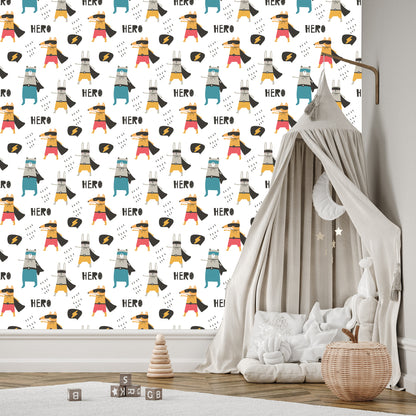 Wallpaper Animal Superheroes