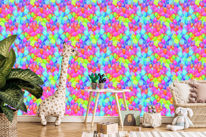 Wallpaper Multi-Colored Balloons