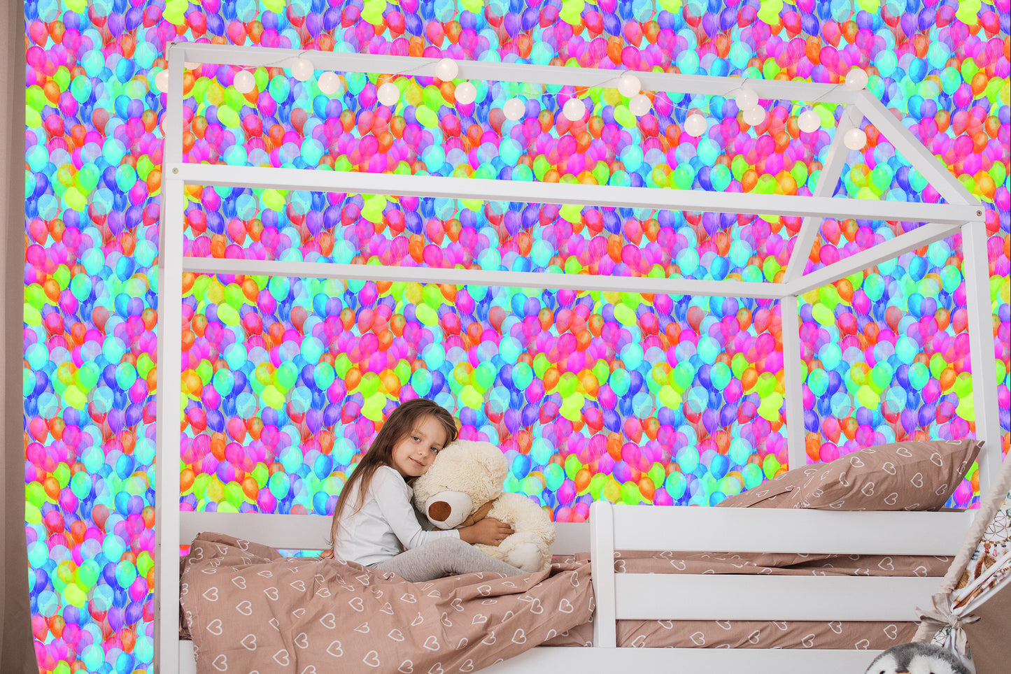Wallpaper Multi-Colored Balloons