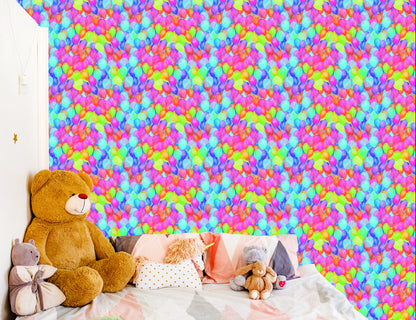 Wallpaper Multi-Colored Balloons