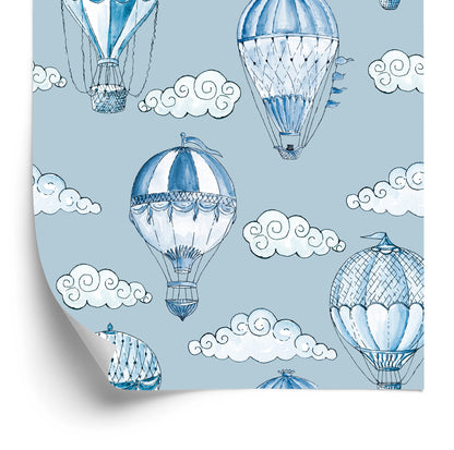 Wallpaper Balloons And Clouds
