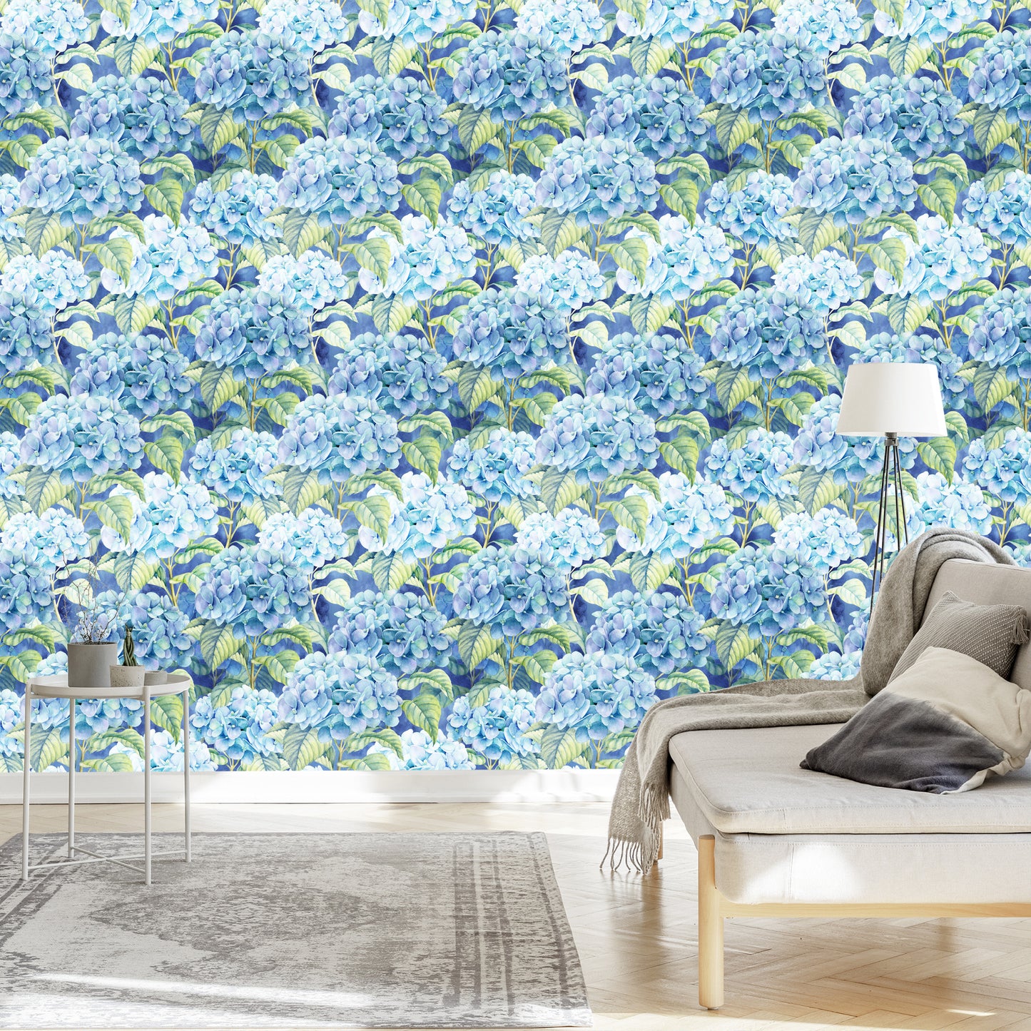 Wallpaper Hydrangea With Leaves