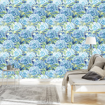 Wallpaper Hydrangea With Leaves