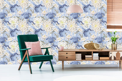 Wallpaper Chrysanthemums And Irises