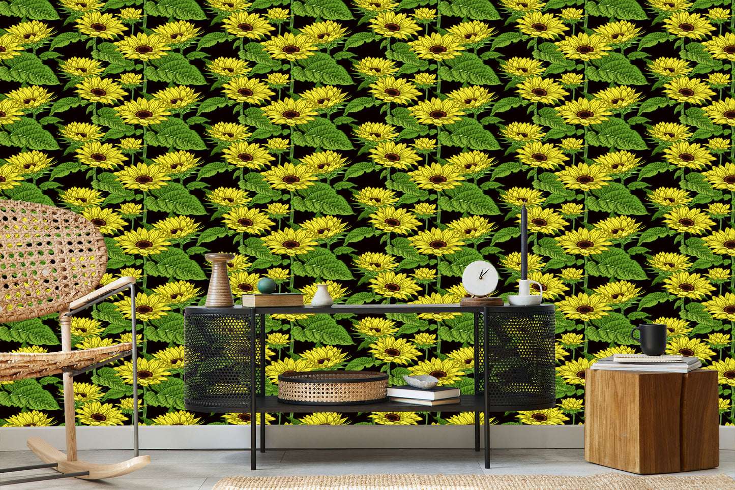 Wallpaper Sunflowers