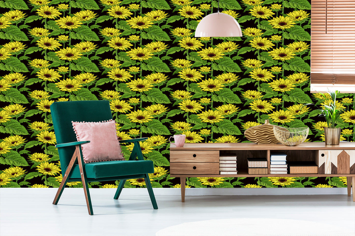 Wallpaper Sunflowers