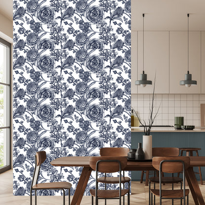Wallpaper Black And White Roses With Carnations