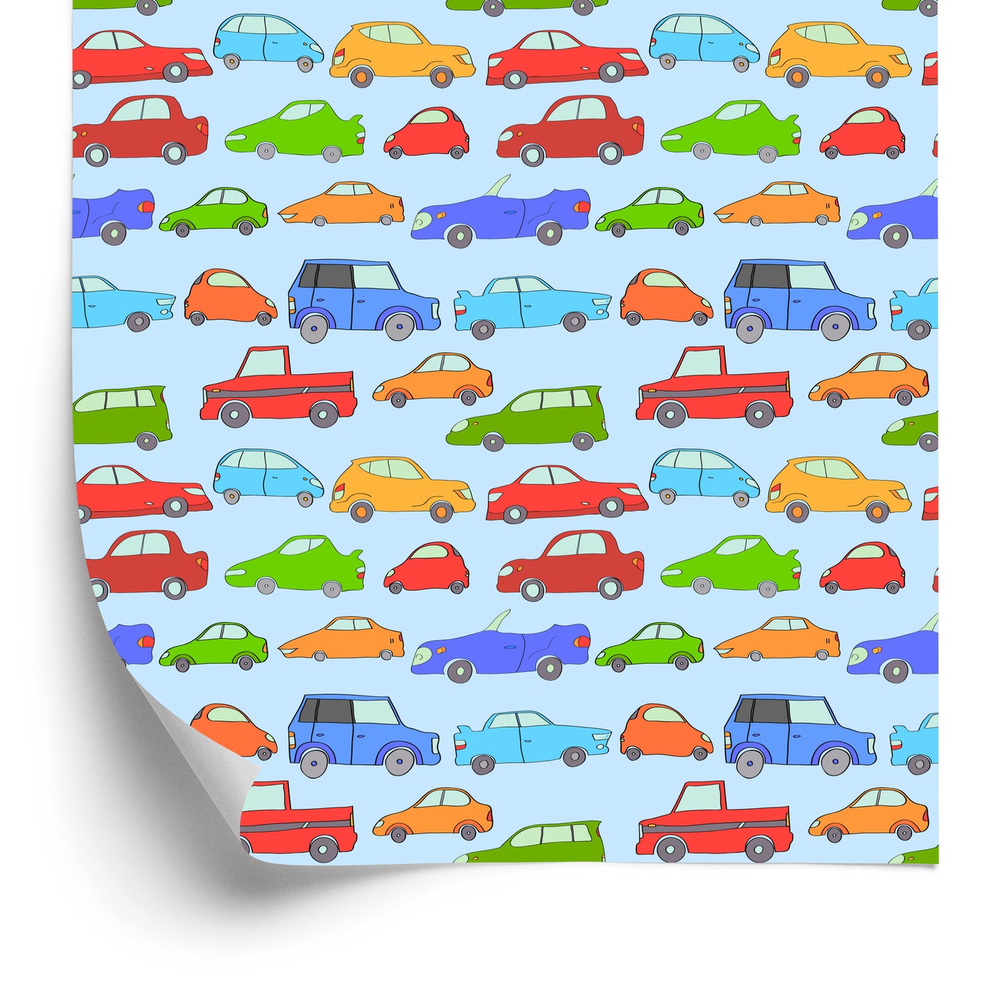 Wallpaper For Children - Colorful Cars