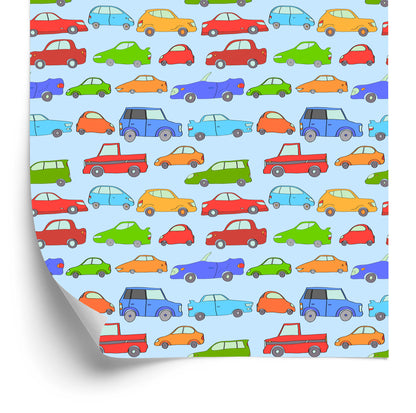 Wallpaper For Children - Colorful Cars