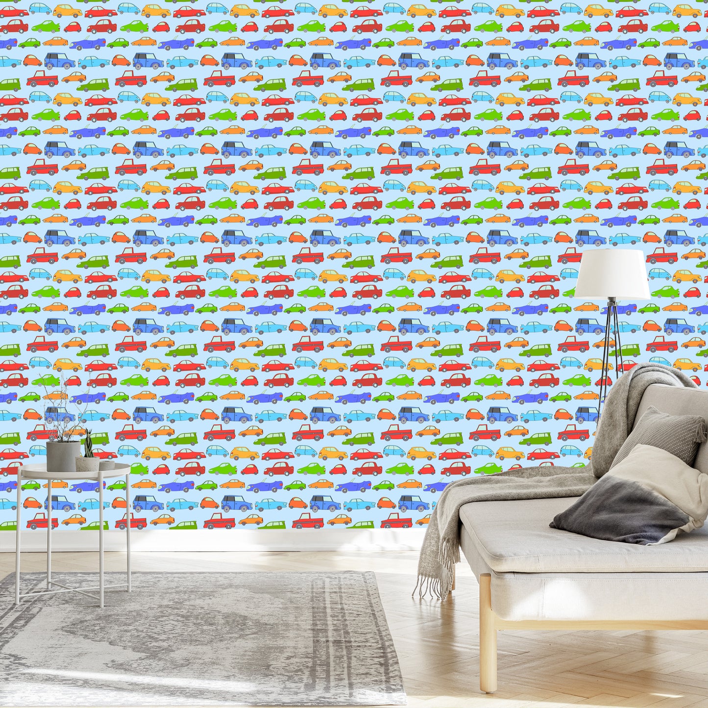 Wallpaper For Children - Colorful Cars