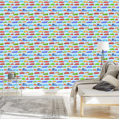 Wallpaper For Children - Colorful Cars