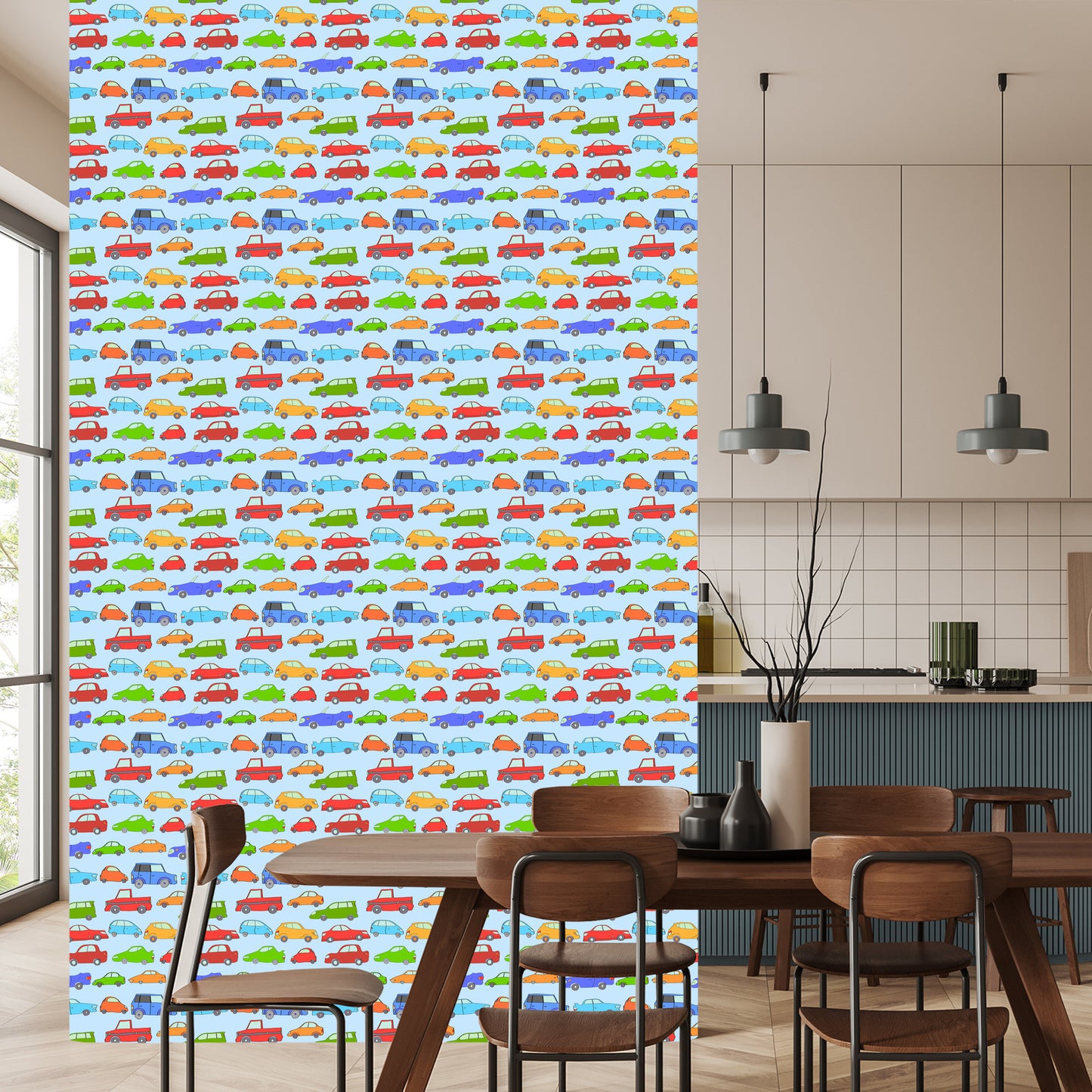 Wallpaper For Children - Colorful Cars