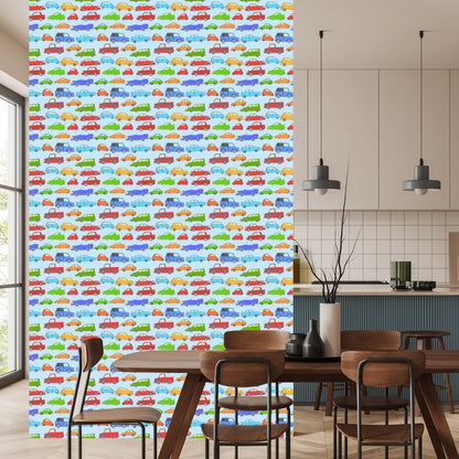 Wallpaper For Children - Colorful Cars