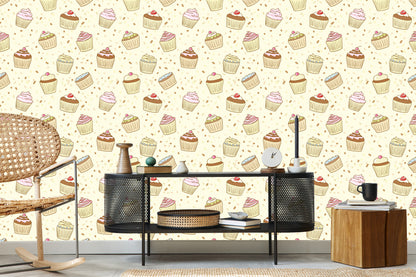 Wallpaper Sweet Cupcakes
