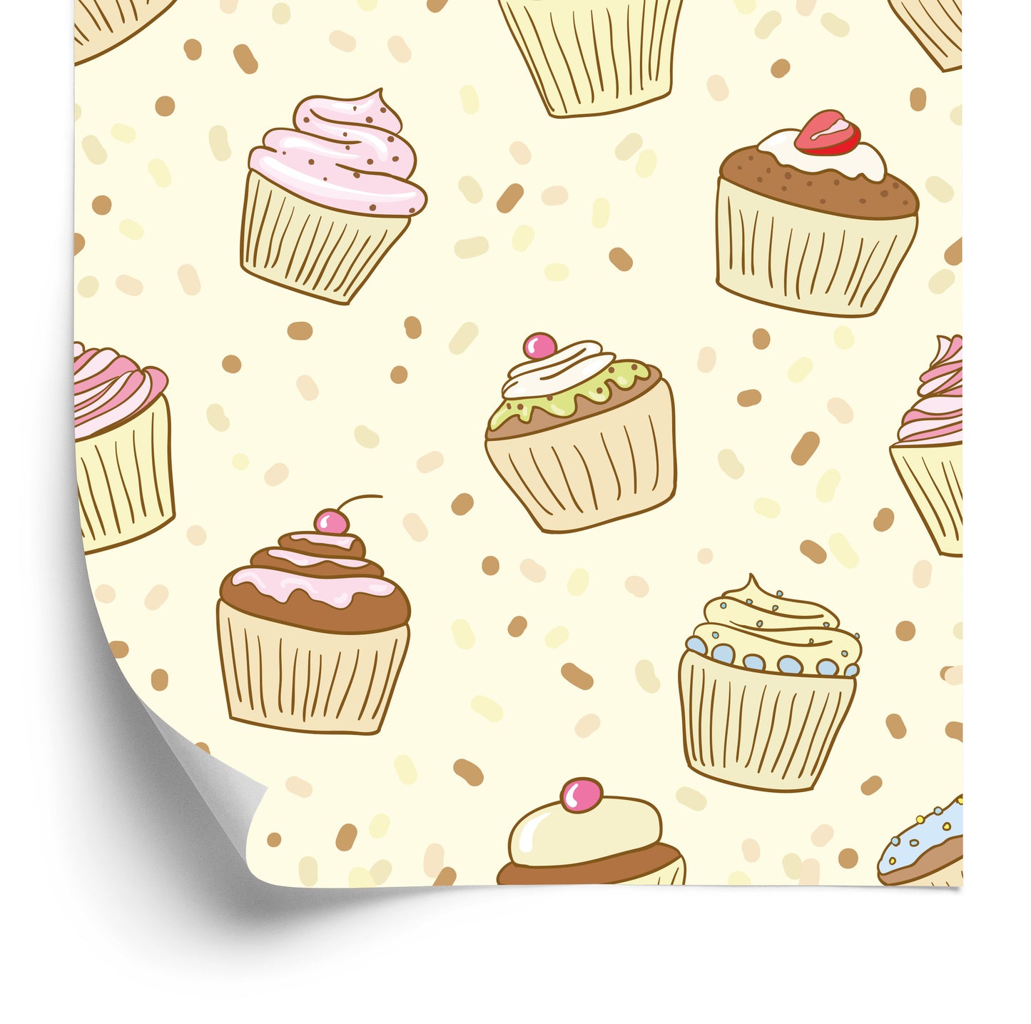 Wallpaper Sweet Cupcakes