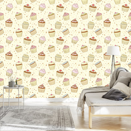 Wallpaper Sweet Cupcakes