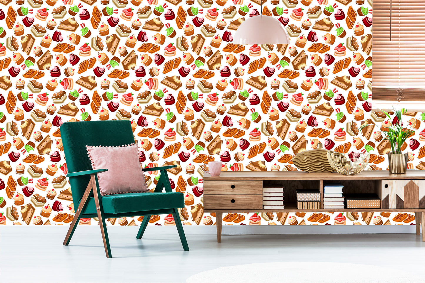 Wallpaper Colorful Sweet Pastries