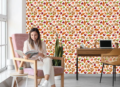 Wallpaper Colorful Sweet Pastries