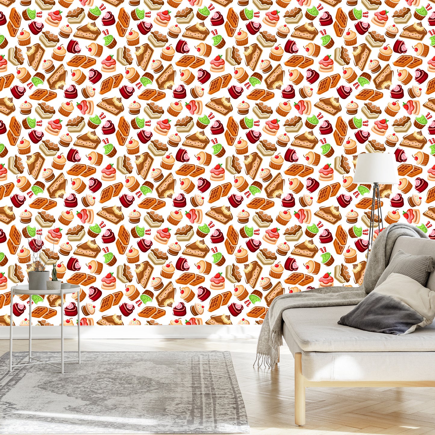 Wallpaper Colorful Sweet Pastries