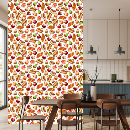 Wallpaper Colorful Sweet Pastries