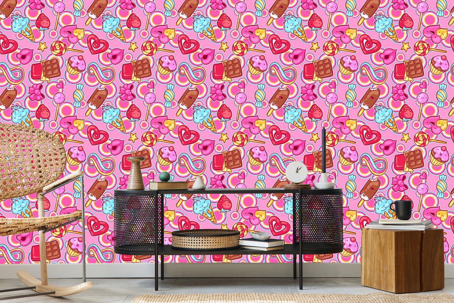 Wallpaper Colorful Happy Sweets