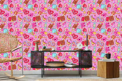 Wallpaper Colorful Happy Sweets