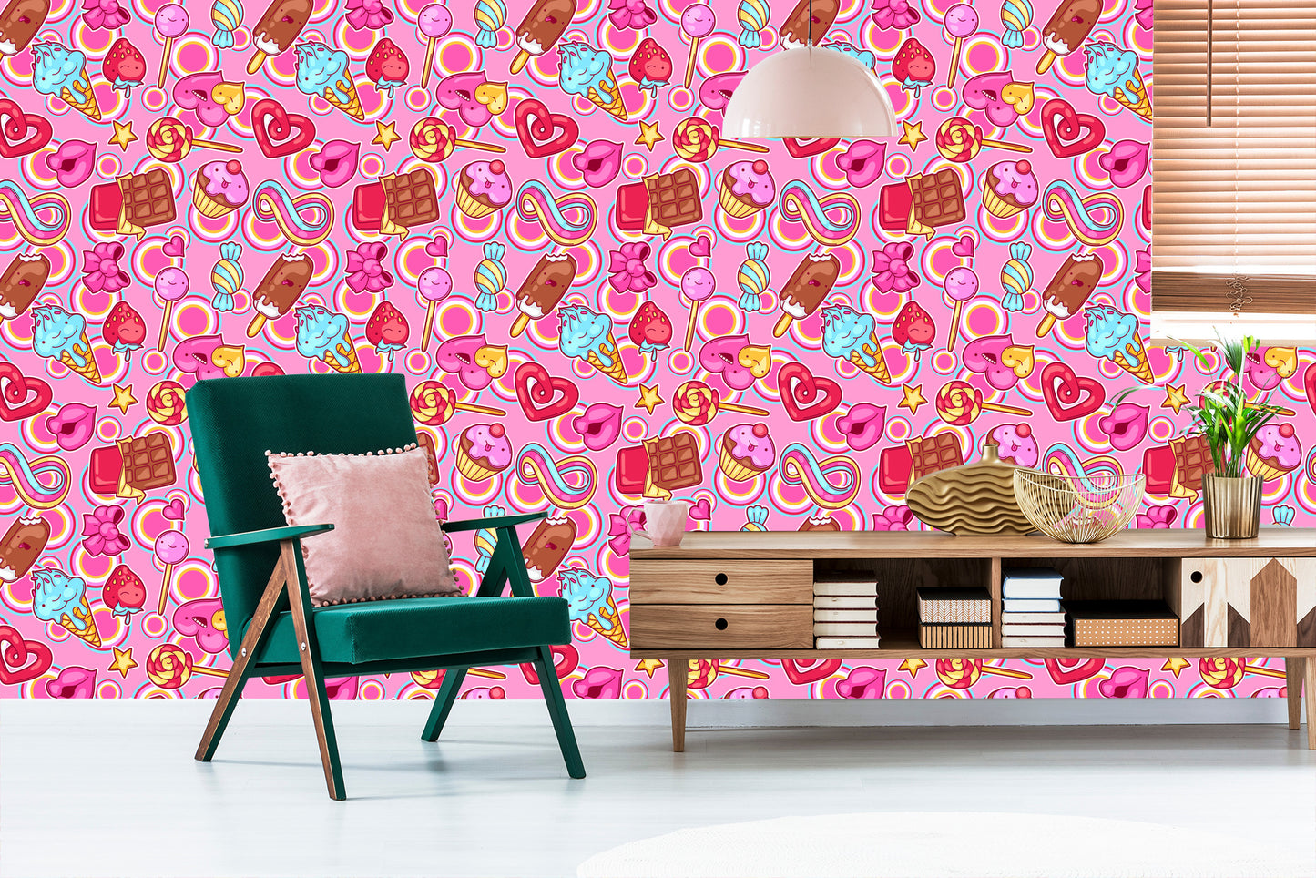 Wallpaper Colorful Happy Sweets