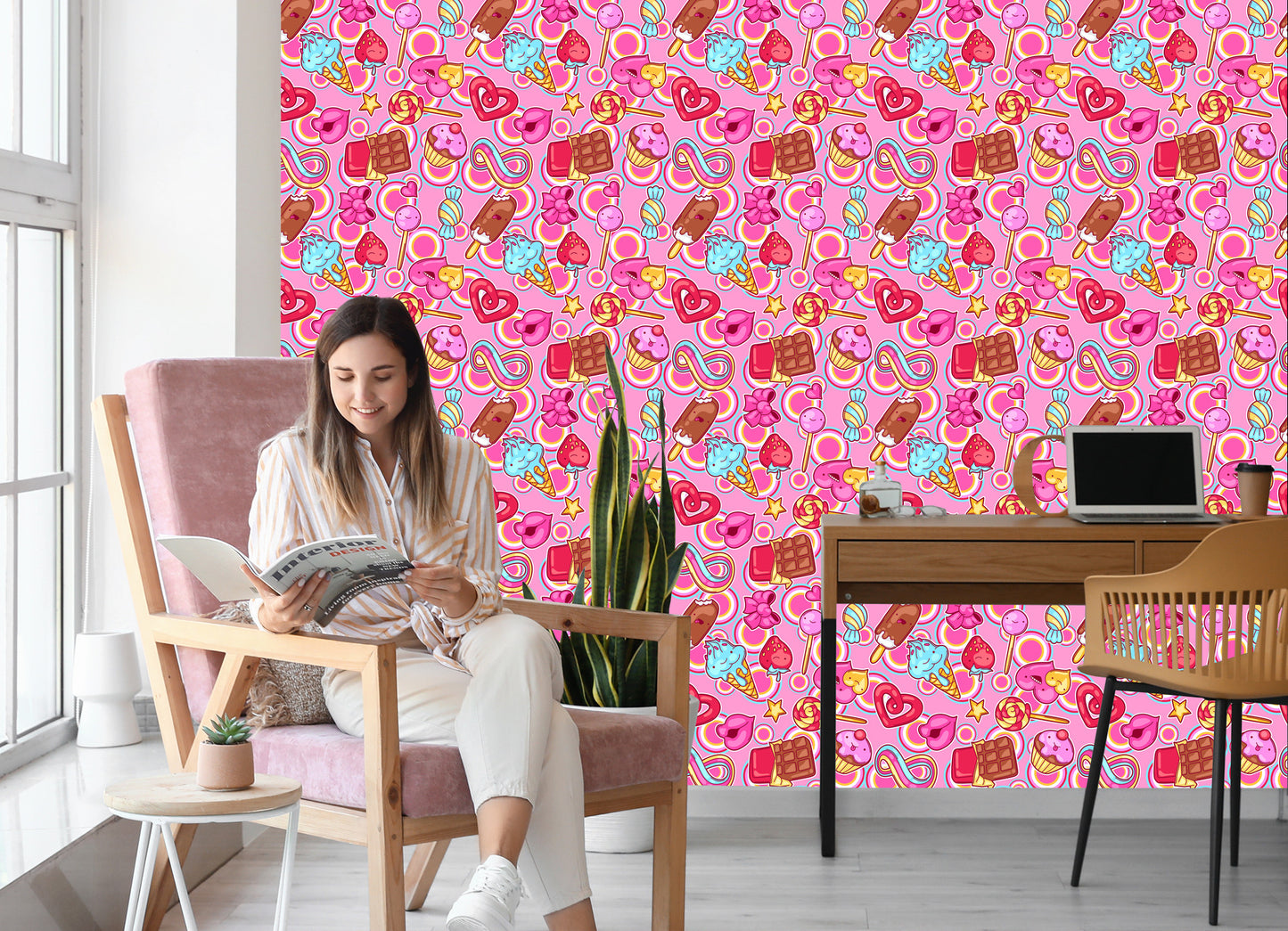Wallpaper Colorful Happy Sweets