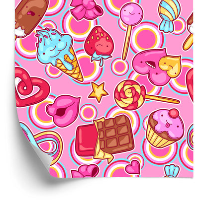 Wallpaper Colorful Happy Sweets