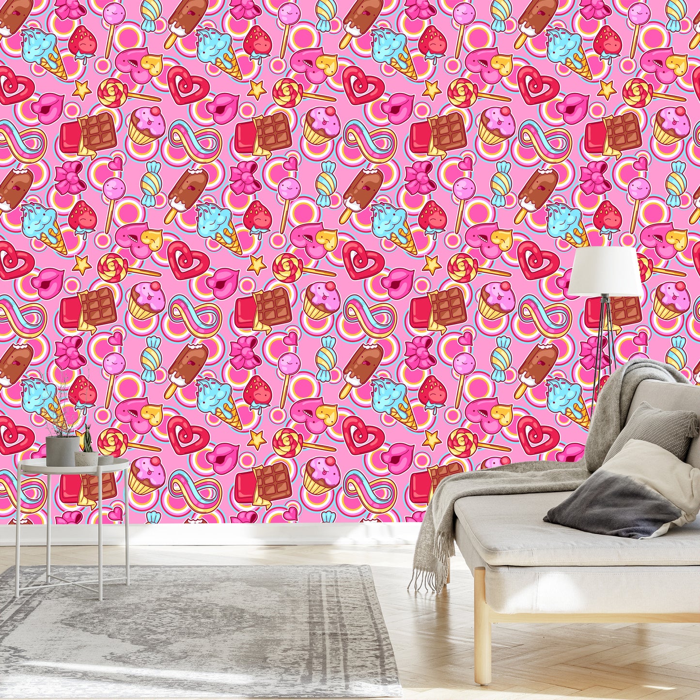 Wallpaper Colorful Happy Sweets