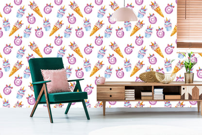 Wallpaper Sweets Unicorns